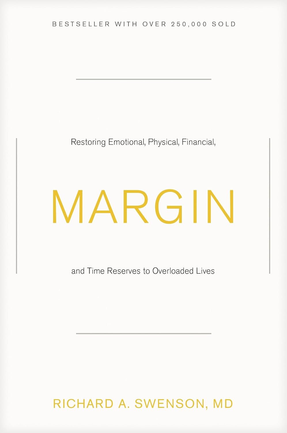 Margin by Richard Swenson paperback book cover